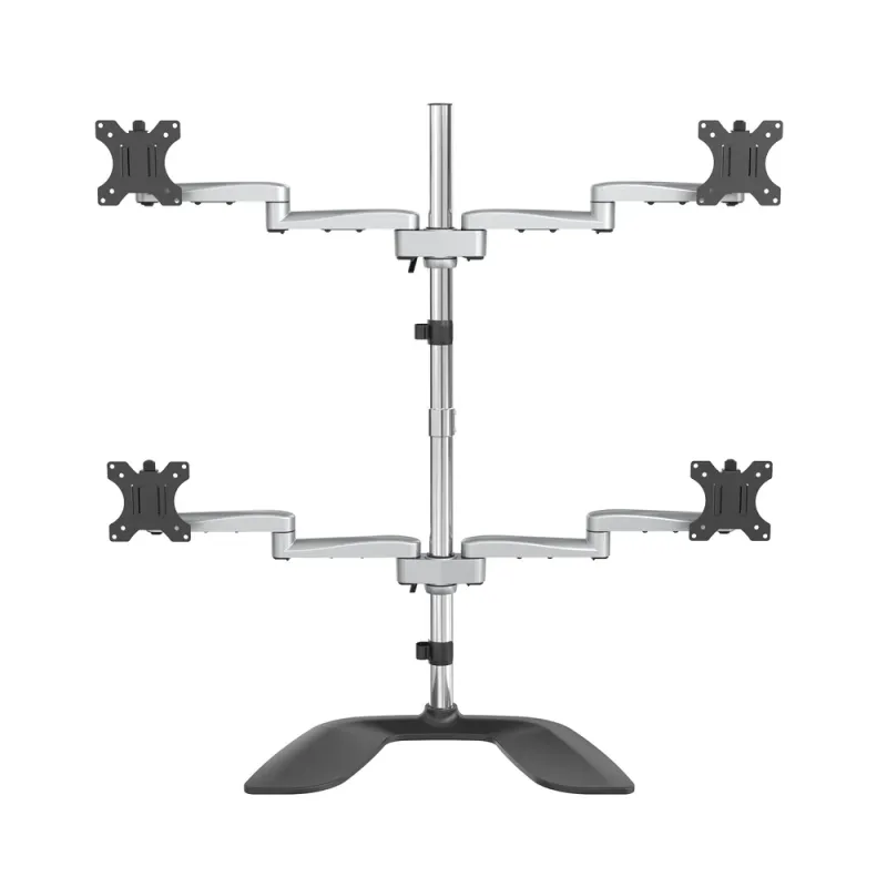 Soporte de Escritorio StarTech.com ARMQUADSS - 32" - Soporta 8 Kg - Para 4 Monitores - Articulado - ARMQUADSS