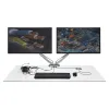 Soporte de Escritorio StarTech.com ARMSLIMDUOS - 15" a 32" -  Soporta 8kg - Para 2 Monitores - Ajustable - 2 Puertos USB - ARMSLIMDUOS