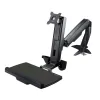 Brazo StarTech.com ARMSTSCP1 - Hasta 24" - Soporte Vesa ajustable - Soporte para Teclado y Ratón - ARMSTSCP1