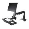 Brazo StarTech.com ARMSTSCP1 - Hasta 24" - Soporte Vesa ajustable - Soporte para Teclado y Ratón - ARMSTSCP1
