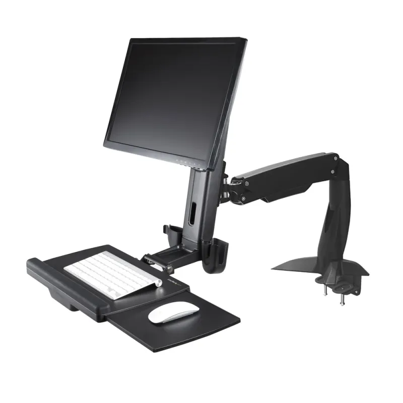 Brazo StarTech.com ARMSTSCP1 - Hasta 24" - Soporte Vesa ajustable - Soporte para Teclado y Ratón - ARMSTSCP1