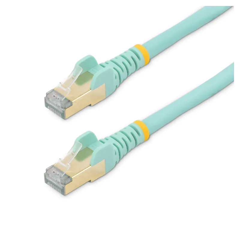 Cable de Red StarTech.com - Cat6a - RJ-45 - 1.5M - Aqua - C6ASPAT5AQ
