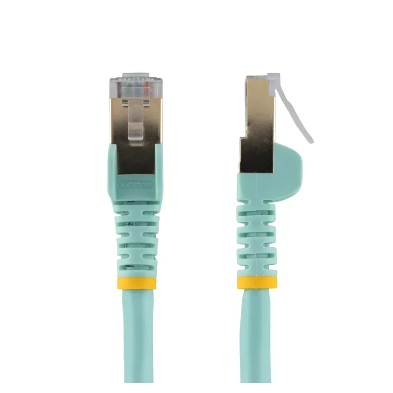 Cable de Red StarTech.com - Cat6a - RJ-45 - 1.5M - Aqua - C6ASPAT5AQ