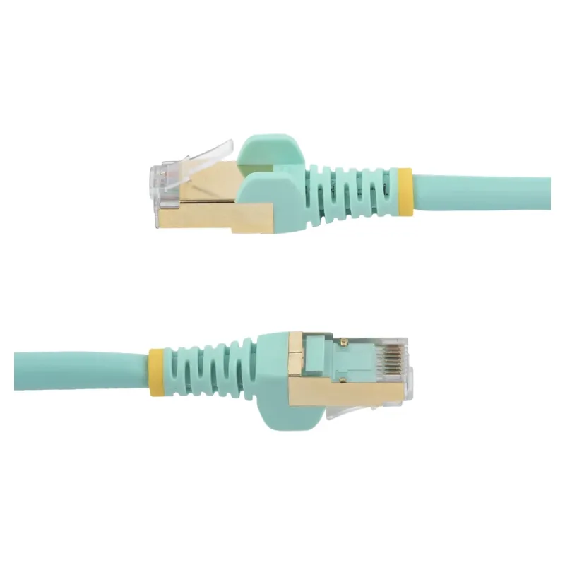 Cable de Red StarTech.com - Cat6a - RJ-45 - 1.5M - Aqua - C6ASPAT5AQ