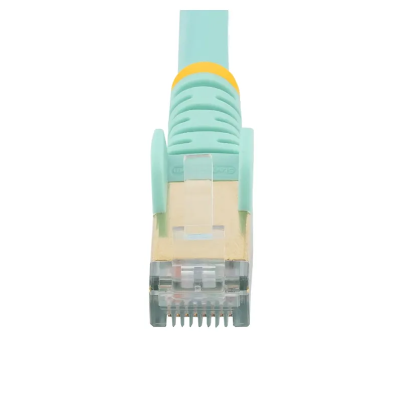 Cable de Red StarTech.com - Cat6a - RJ-45 - 1.5M - Aqua - C6ASPAT5AQ