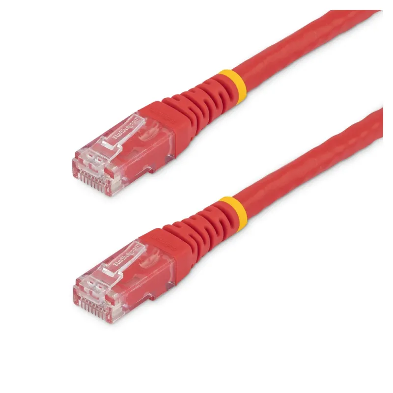 Cable de Red StarTech.com - Cat6 - RJ-45 - 30.5M - Rojo - C6PATCH100RD