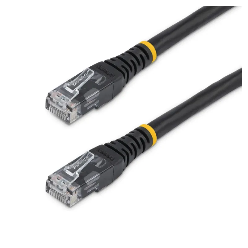 Cable de Red StarTech.com - Cat6 - RJ-45 - 3M - Negro - C6PATCH10BK