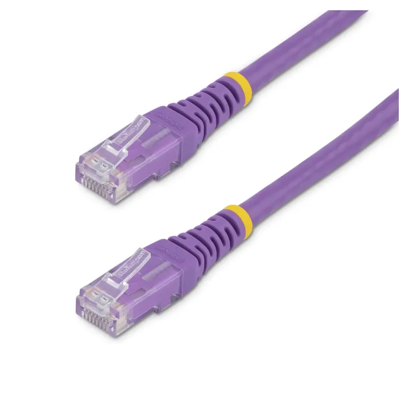 Cable de Red StarTech.com - Cat6 - RJ-45 - 1.8M - Morado - C6PATCH6PL