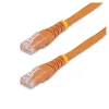 Cable de Red StarTech.com - Cat6 - RJ-45 - 4.5M - Naranja - C6PATCH15OR