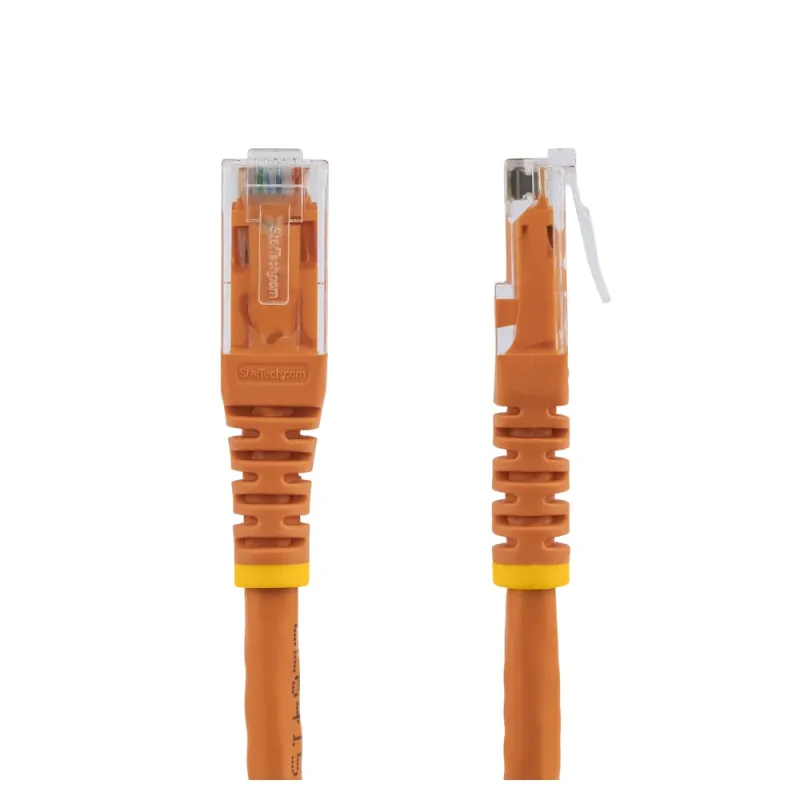 Cable de Red StarTech.com - Cat6 - RJ-45 - 4.5M - Naranja - C6PATCH15OR