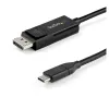 Cable Convertidor StarTech.com - USB-C a DisplayPort - Macho/Macho - Bidireccional - 2 mts - CDP2DP142MBD