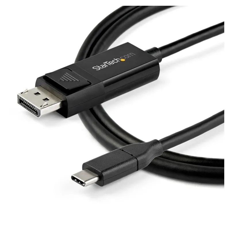 Cable Convertidor StarTech.com - USB-C a DisplayPort - Macho/Macho - Bidireccional - 2 mts - CDP2DP142MBD