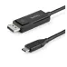 Cable Convertidor StarTech.com - USB-C a DisplayPort 1.2 - Macho/Macho - Bidireccional - 2 m - CDP2DP2MBD Cable Convertidor StarTech.com - USB-C a DisplayPort 1.2 - Macho/Macho - Bidireccional - 2 m - CDP2DP2MBD