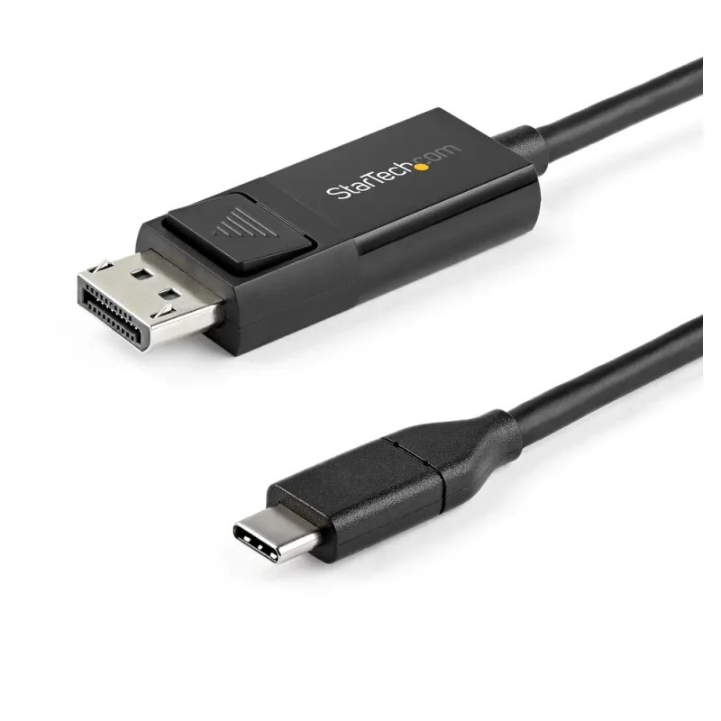Cable Convertidor StarTech.com - USB-C a DisplayPort 1.2 - Macho/Macho - Bidireccional - 2 m - CDP2DP2MBD