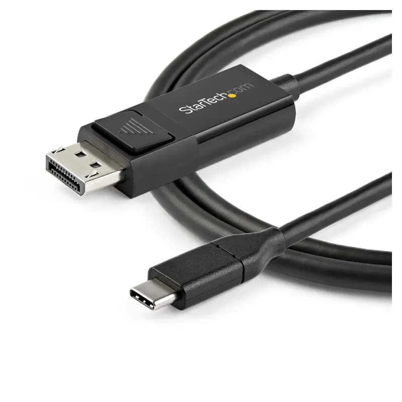 Cable Convertidor StarTech.com - USB-C a DisplayPort 1.2 - Macho/Macho - Bidireccional - 2 m - CDP2DP2MBD
