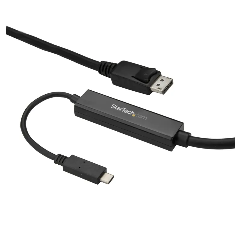 Cable Adaptador StarTech.com CDP2DPMM3MB - 3 m - USB-C a DisplayPort - 4K - Negro - CDP2DPMM3MB