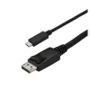 Cable Adaptador StarTech.com CDP2DPMM3MB - 3 m - USB-C a DisplayPort - 4K - Negro - CDP2DPMM3MB