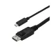 Cable Adaptador StarTech.com CDP2DPMM3MB - 3 m - USB-C a DisplayPort - 4K - Negro - CDP2DPMM3MB Cable Adaptador StarTech.com CDP2DPMM3MB - 3 m - USB-C a DisplayPort - 4K - Negro - CDP2DPMM3MB
