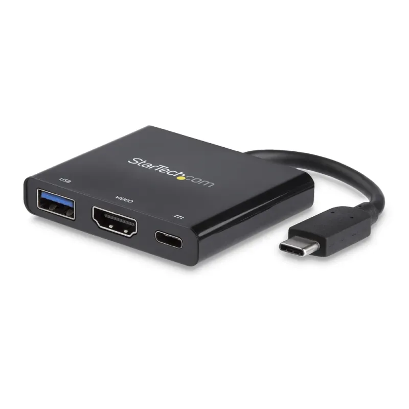Convertidor de Vídeo StarTech.com - USB-C - HDMI 4K - USB A - Negro - CDP2HDUACP