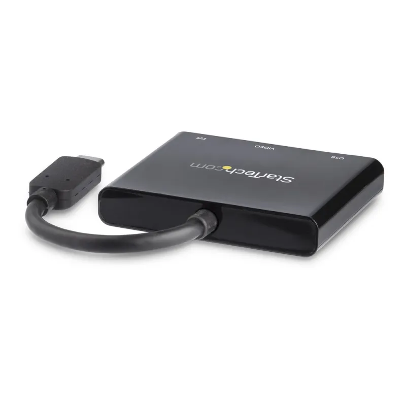 Convertidor de Vídeo StarTech.com - USB-C - HDMI 4K - USB A - Negro - CDP2HDUACP