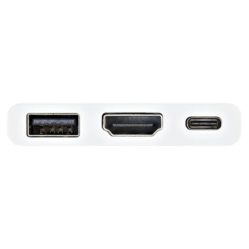 Convertidor de Vídeo StarTech.com - USB-C - HDMI 4K - USB A - Blanco - CDP2HDUACPW