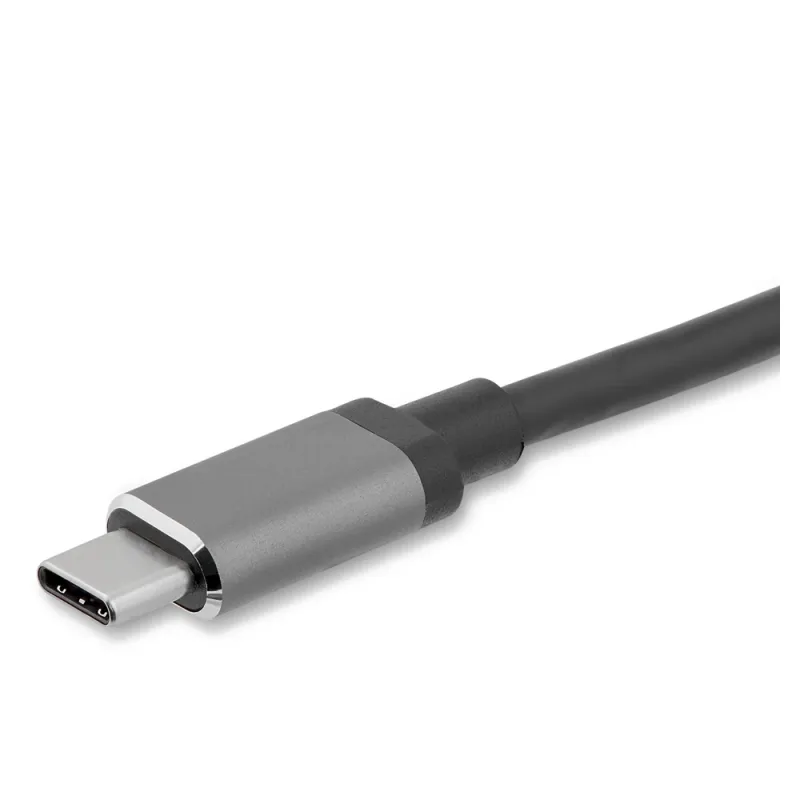 Adaptador StarTech.com CDP2HDVGA - USB-C a VGA y HDMI - Gris Espacial - CDP2HDVGA