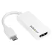 Adaptador de Video StarTech.com CDP2HDW - USB-C a HDMI - 4k - 30Hz - Blanco - CDP2HDW