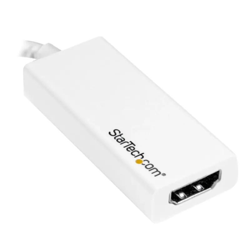 Adaptador de Video StarTech.com CDP2HDW - USB-C a HDMI - 4k - 30Hz - Blanco - CDP2HDW