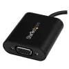 Convertidor StarTech.com CDP2VGASA - USB C a VGA - Negro - CDP2VGASA