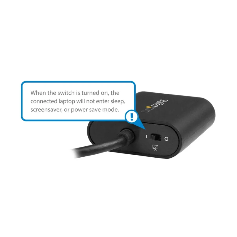 Convertidor StarTech.com CDP2VGASA - USB C a VGA - Negro - CDP2VGASA