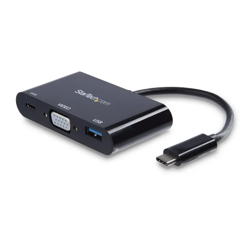Docking Station Portátil StarTech.com - USB-C a VGA - Negro - CDP2VGAUACP