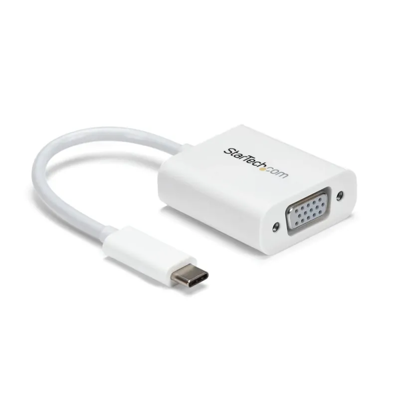 Adaptador de Video StarTech.com - USB-C 3.1 a VGA - Blanco - CDP2VGAW