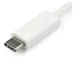 Adaptador de Video StarTech.com - USB-C 3.1 a VGA - Blanco - CDP2VGAW Adaptador de Video StarTech.com - USB-C 3.1 a VGA - Blanco - CDP2VGAW