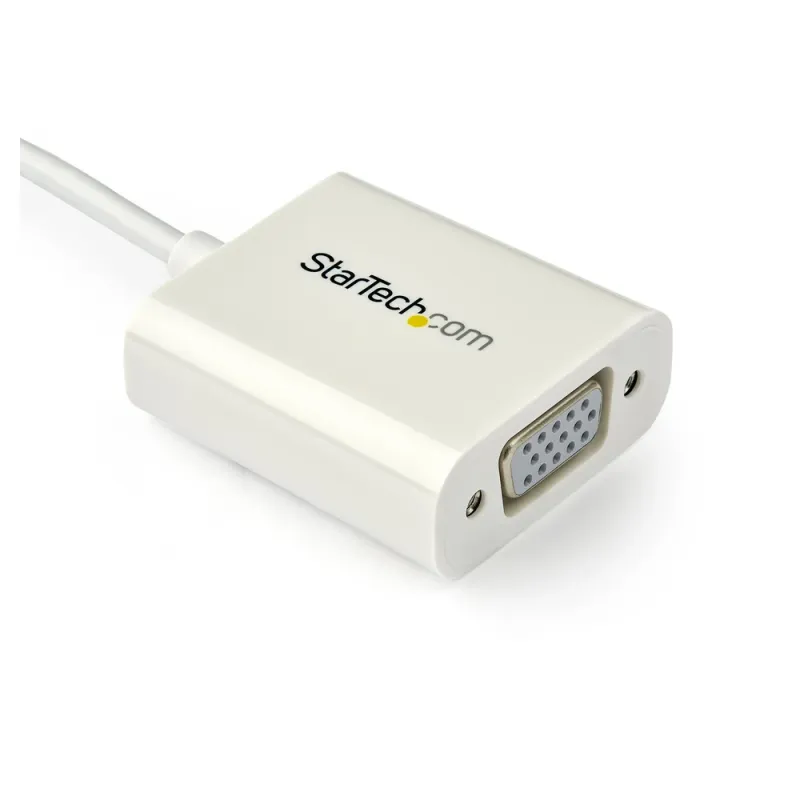 Adaptador de Video StarTech.com - USB-C 3.1 a VGA - Blanco - CDP2VGAW