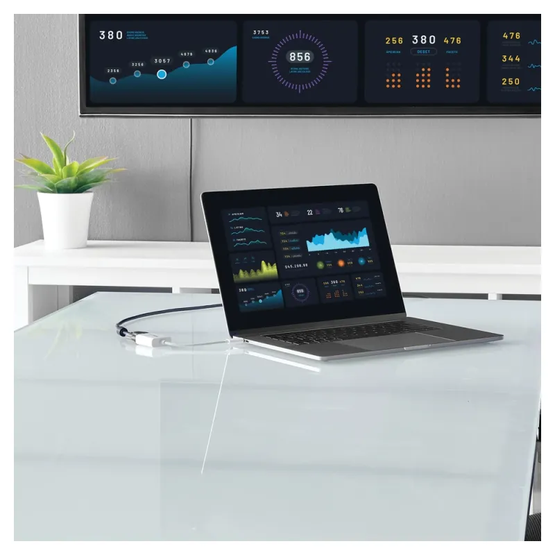 Adaptador de Video StarTech.com - USB-C 3.1 a VGA - Blanco - CDP2VGAW