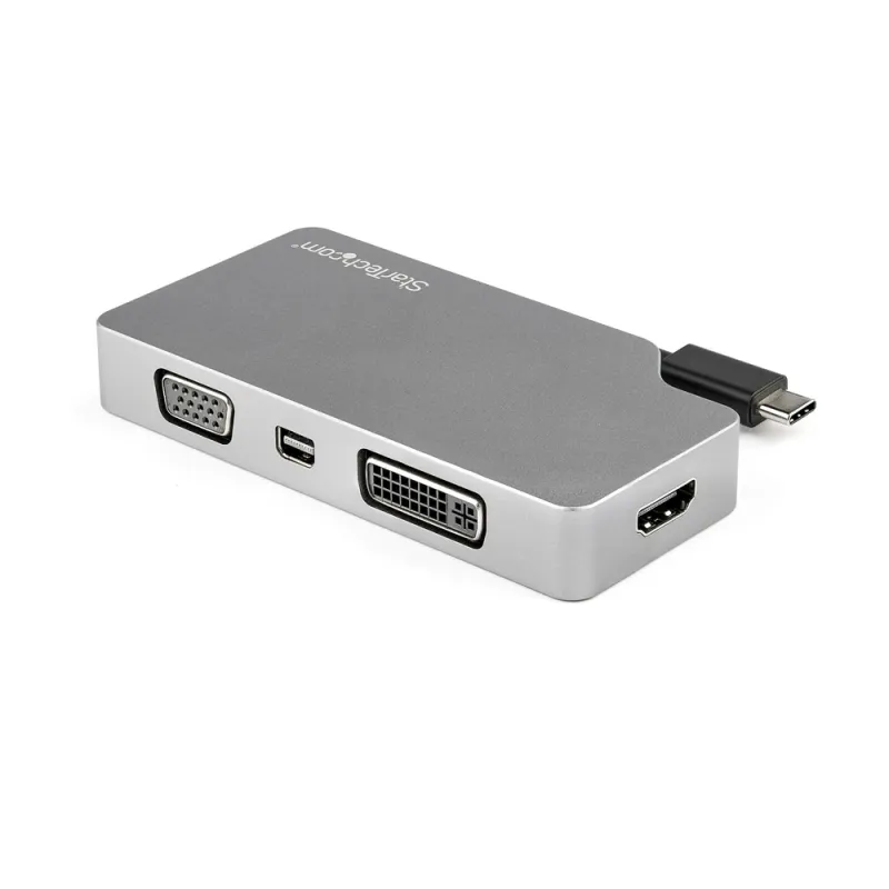 Adaptador StarTech.com CDPVDHDMDP2G - HDMI - VGA - DVI - USB-C - Gris - CDPVDHDMDP2G