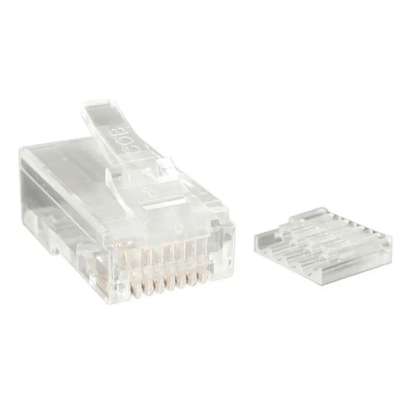 Plug StarTech.com - Cat6 - RJ-45 Transparente - 50 Piezas - CRJ45C6STR50