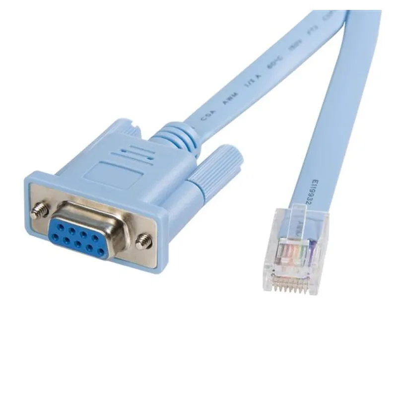 Cable StarTech.com - 1.8 Mts - Para Gestión de Router - Consola Cisco RJ45 a Serie DB9 - Rollover - Macho a Hembra - DB9CONCABL6