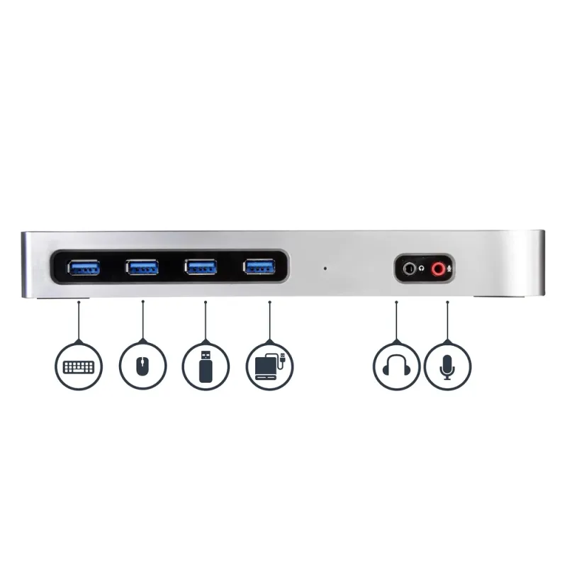 Docking Station StarTech.com DK30A2DH - 5 Gbits - USB-C - SATA - HDMI - DisplayPort - Ethernet - DK30A2DH