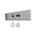Docking Station StarTech.com DK30CH2DPPD - para Laptop - USB-C - 4k - para 3 Pantallas - DK30CH2DPPD