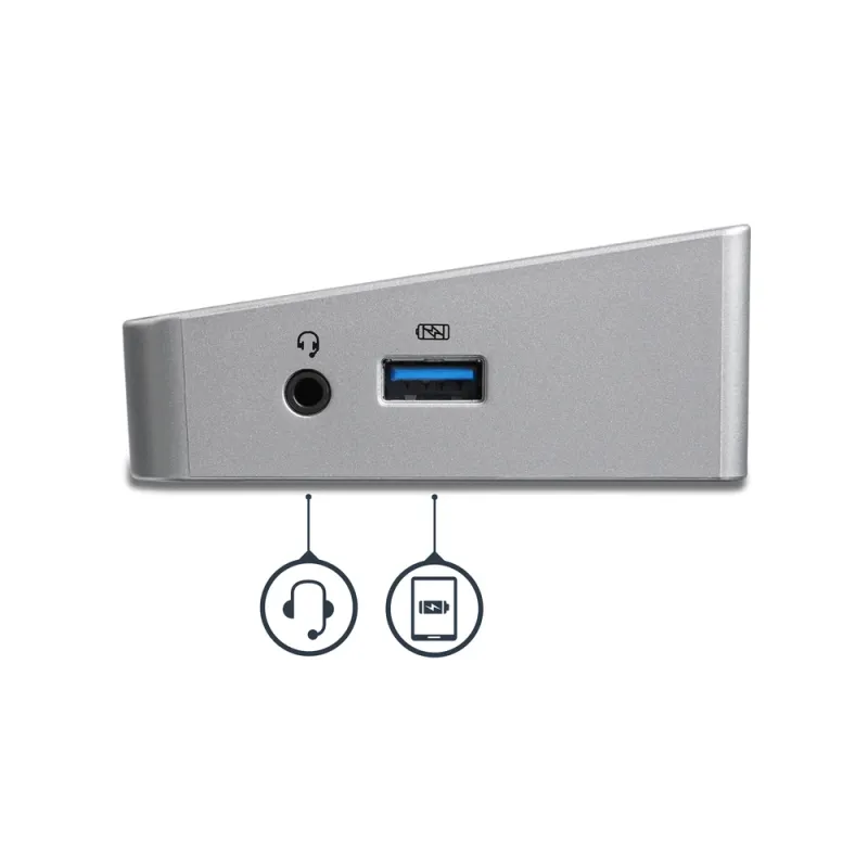 Docking Station StarTech.com DK30CH2DPPD - para Laptop - USB-C - 4k - para 3 Pantallas - DK30CH2DPPD