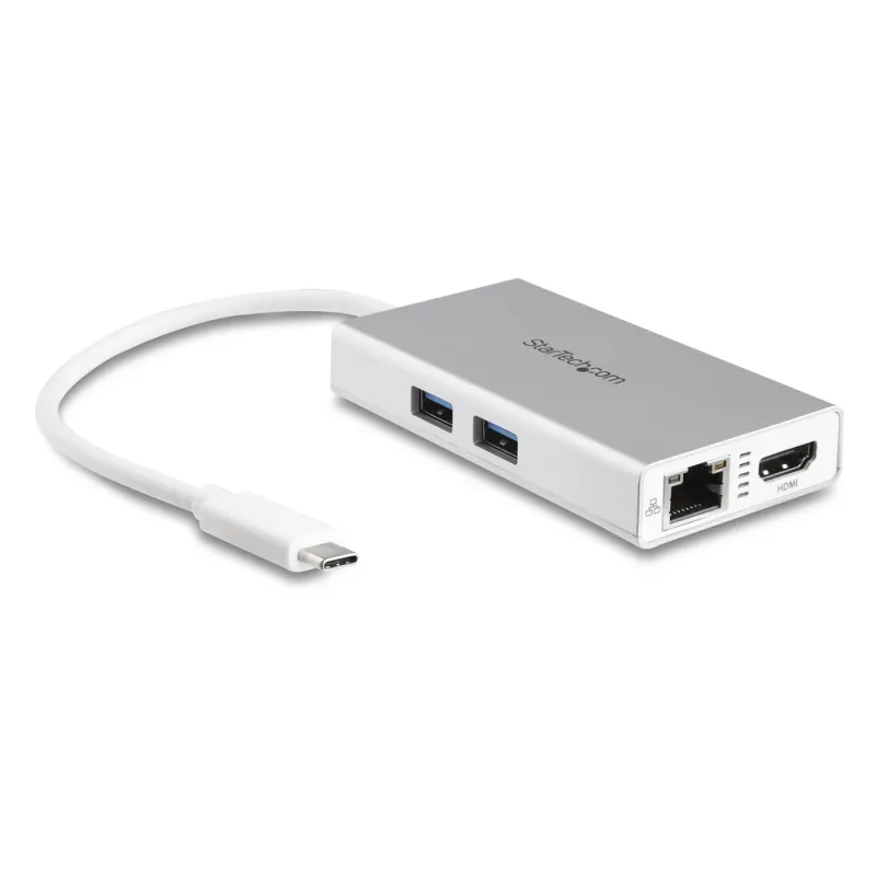 HUB USB StarTech.com - USB-C a HDMI / RJ-45 / 2 USB-A - DKT30CHPDW