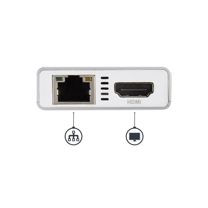 HUB USB StarTech.com - USB-C a HDMI / RJ-45 / 2 USB-A - DKT30CHPDW