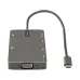 Adaptador Multipuertos StarTech.com - USB-C a HDMI/ VGA/ USB 3.0/ PD 100W - 30cm - DKT30CHVSDPD Adaptador Multipuertos StarTech.com - USB-C a HDMI/ VGA/ USB 3.0/ PD 100W - 30cm - DKT30CHVSDPD
