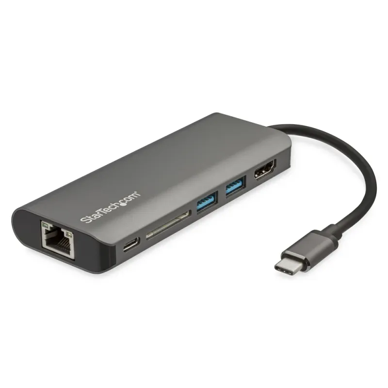 Docking Station StarTech.com DKT30CSDHPD3 - HDMI - USB - SD - Gris - DKT30CSDHPD3