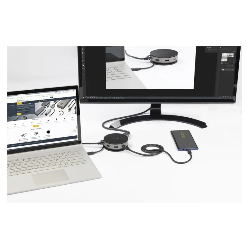 Docking Station StarTech.com DKT31CHDVCM - USB-C - HDMI/DisplayPort/VGA - DKT31CHDVCM