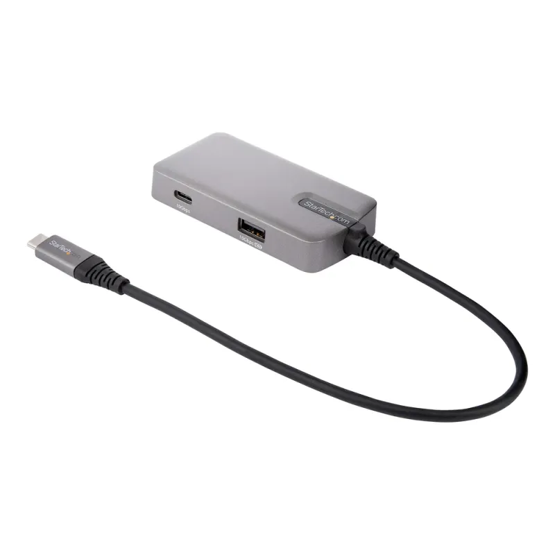 Adaptador StarTech.com DKT31CHPD3 - USB-C a HDMI/ USB 3.2/ PD 100W - Cable 25cm - DKT31CHPD3