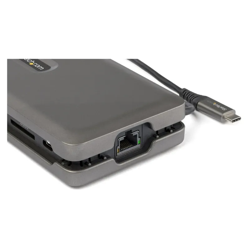 Adaptador StarTech.com DKT31CSDHPD3 - USB-C a HDMI/ 2x USB/ Lector SD/ PD 100W - Cable 25cm - DKT31CSDHPD3