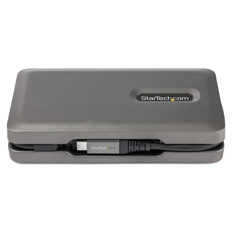 Adaptador StarTech.com DKT31CSDHPD3 - USB-C a HDMI/ 2x USB/ Lector SD/ PD 100W - Cable 25cm - DKT31CSDHPD3