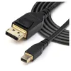 Cable StarTech.com - Mini DisplayPort a DisplayPort - 2m - Negro - DP14MDPMM2MB